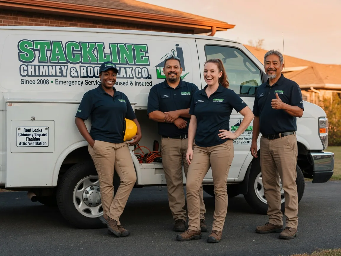 Chimney flashing repair company in Yale, IL